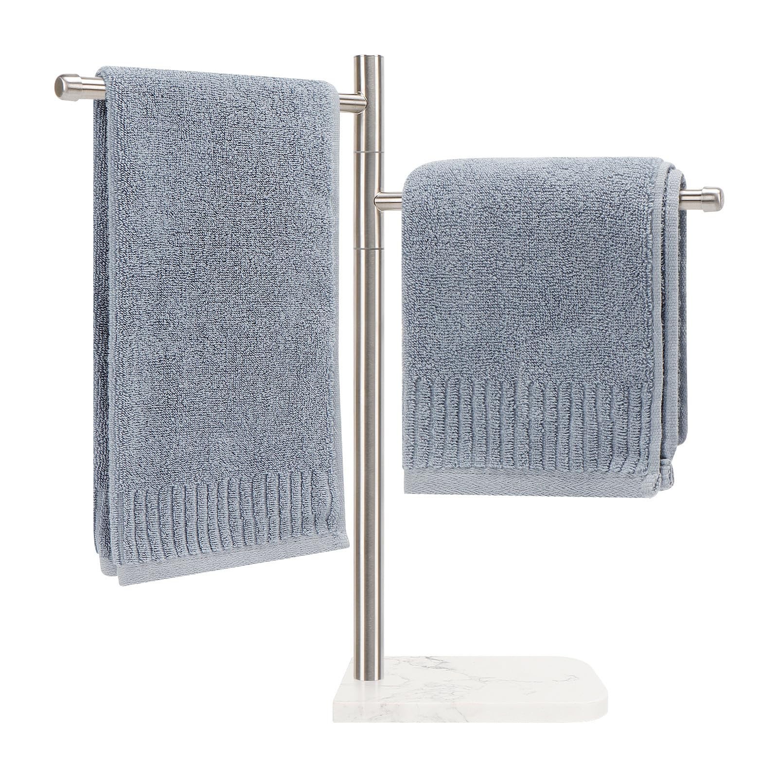 Holder, Hand Towel Stand With Marble Base, 304 Stainless ...