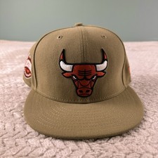 Chicago Bulls New Era 9Fifty Snapback Hat Cap Eastern Conference Khaki