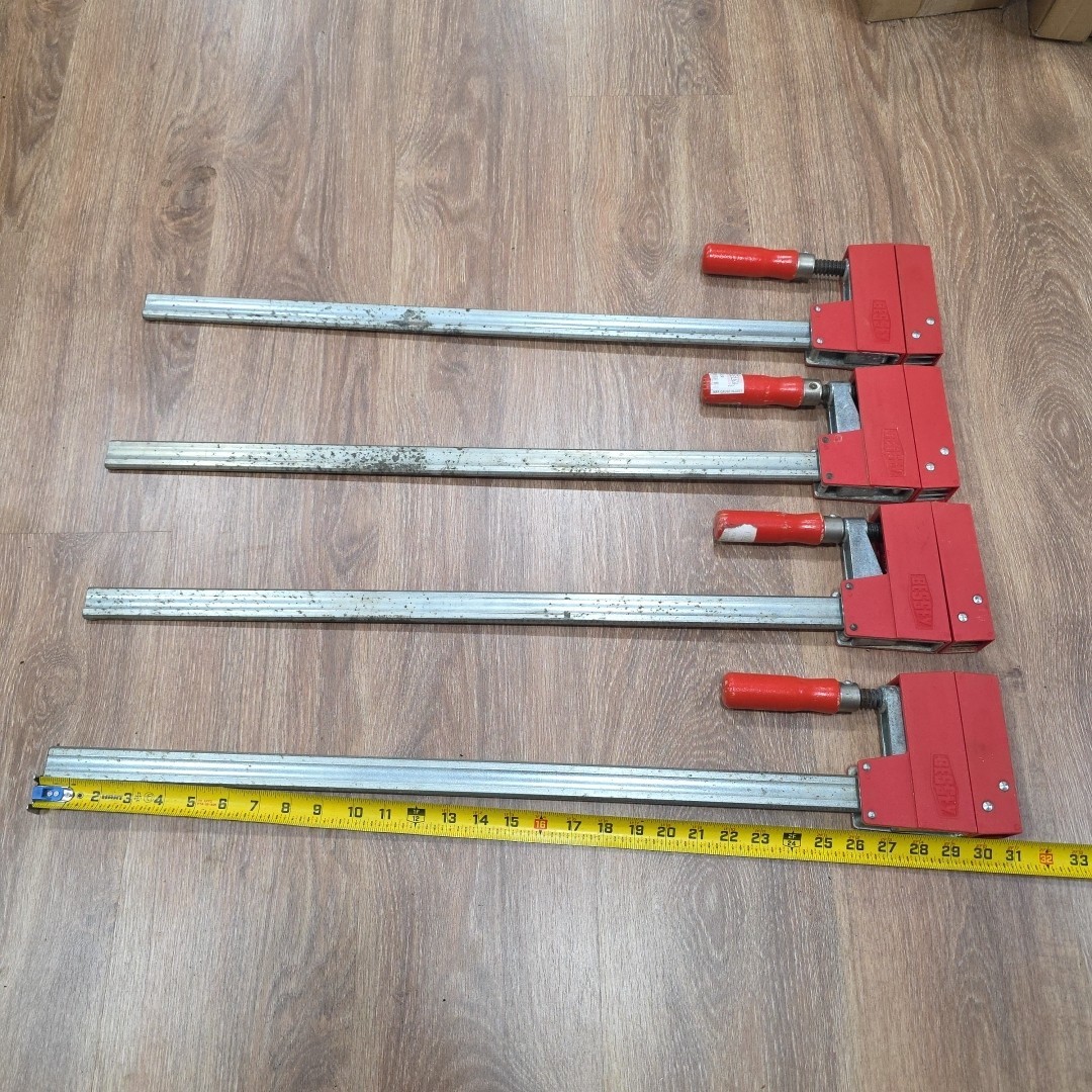Vtg 4 Bessey Parallel Clamps K3. 524 25-3/4