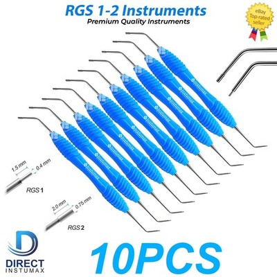 Dental Instrument RGS 1-2 Silicone Handle Depth Dimensions for Restoration