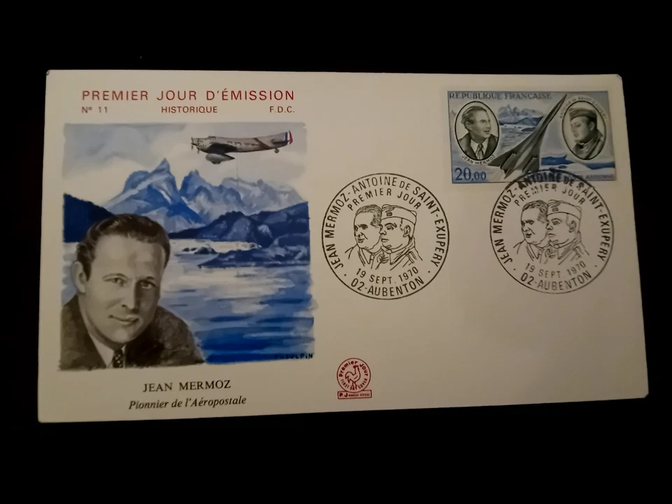 FRANCE+++ENVELOPPES PREMIER JOUR 1970 ++POSTE AERIENNE N°44+++++TTB++ - Photo 1/1