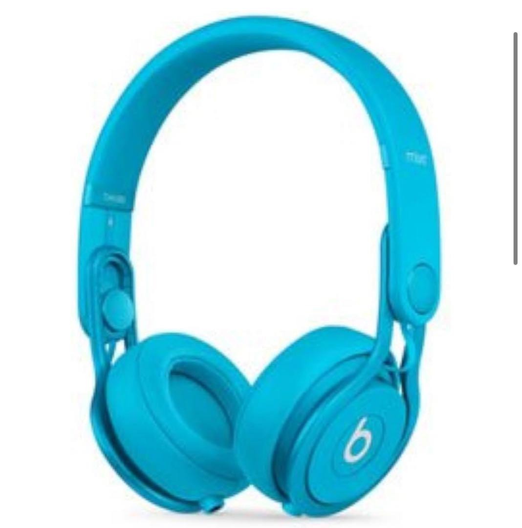 beatsmixr (blue) ビーツバイドクタードレ・ 目立った傷や汚れなし Beats by Dr. Dre Mixr On-Ear Headphones Light Blue Unopened
