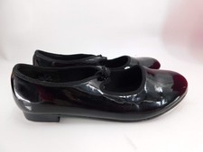 Dance Tap Shoes Dance Class T101 Black 2.5M Big Kid Tyette Elastic