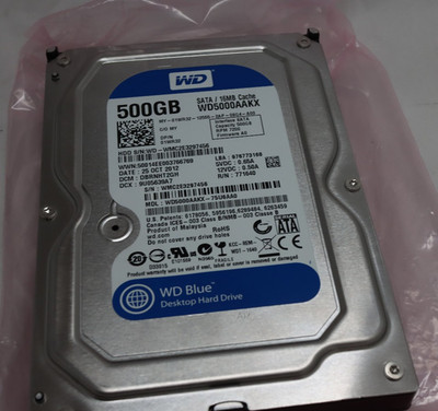 Western Digital 500GB 7200 RPM,3.5inch (WD5000AAKX) SATA Hard Drive tested works