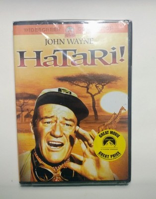 Hatari! DVD BRAND NEW Sealed - John Wayne Paramount Widescreen Edition NTSC