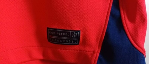 England Away Football Shirt Red Blue Nike DRI Fit 2022-2023 UK - Picture 6 of 8