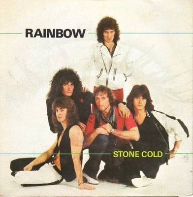 RAINBOW STONE COLD POSP421  7'' SINGLE