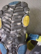 Crocs Classic Kids Clog Gray Camo Yellow Strap Winnie the Pooh US Toddler 6