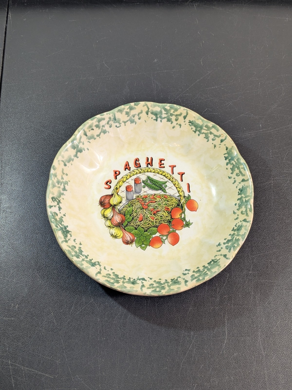 Himark 8” Spaghetti Ceramic Pasta Bowl Made In Italy Replacement Bowl 