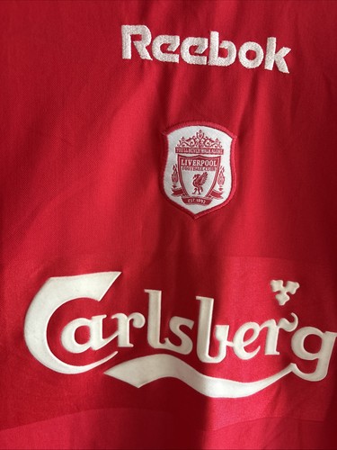 Vintage Liverpool FC 2000-2001 Authentic Home Football Soccer Jersey Kit 46/48” - Picture 3 of 14