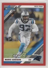 2019 Panini Donruss Press Proof Red Mario Addison #45 z7h