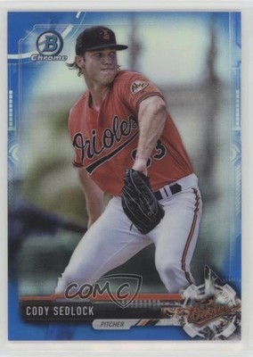 2017 Bowman Chrome Prospects Blue Refractor 115/150 Cody Sedlock #BCP90 s3g