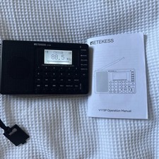 RETEKESS V115P Radio FM AM SW Portable Radios LW WB Rechargeable Shortwave Radio