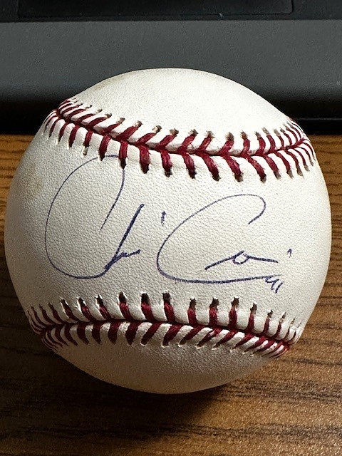 JIM CORSI SIGNED AUTOGRAPHED OML BASEBALL!   Athletics, Red Sox, Astros!