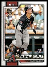 2026 Topps Series 1 Tristin English Rookie #346 Atlanta Braves RC Baseball Card. rookie card picture