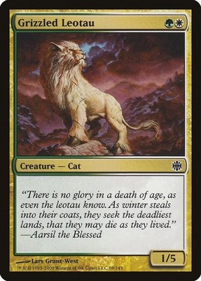 GRIZZLED LEOTAU X 4 E/X+ ALARA REBORN MAGIC THE GATHERING