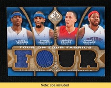 2009 SP Game Used Level 1 40/65 Allen Iverson Richard Hamilton Michael Redd 2b6