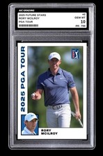 2025 Rory McIlroy Future Stars PGA Tour Card #2  2025 PGA Tour Graded 10