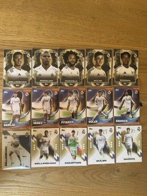 Los Blancos Real Madrid Bundle 15 Cards Arda Güler, Ronaldo, Bellingham,  