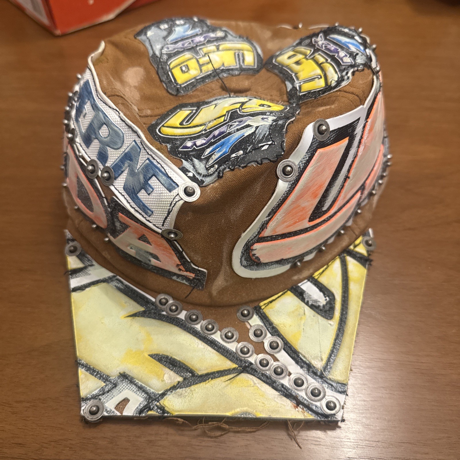 Manhatta Reconstructed Adjustable Button And Patc… - image 1