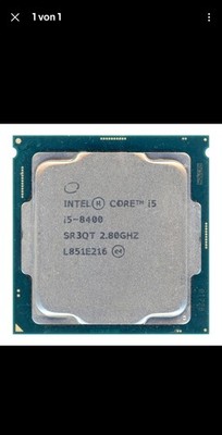 Intel Core i5-8400 - 2,8 GHz Grund 4,0 GHz Boosttakt 6 Core 6 Threads 65W