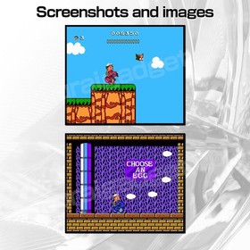 Super Mario USA(Bros. 2) & Adventure Island II 2 Nintendo Famicom/FC [Japan NES]