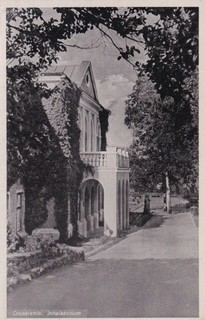 Druskieniki Druskininkai Alytus Lithuania c. 1940 WW 2 Inhaler Real Photo