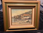 AUDREY A. KIRCHOFF  "GILL'S ROCK - DOOR COUNTY" ACRYLIC ON BOARD PAINTING — photo 9