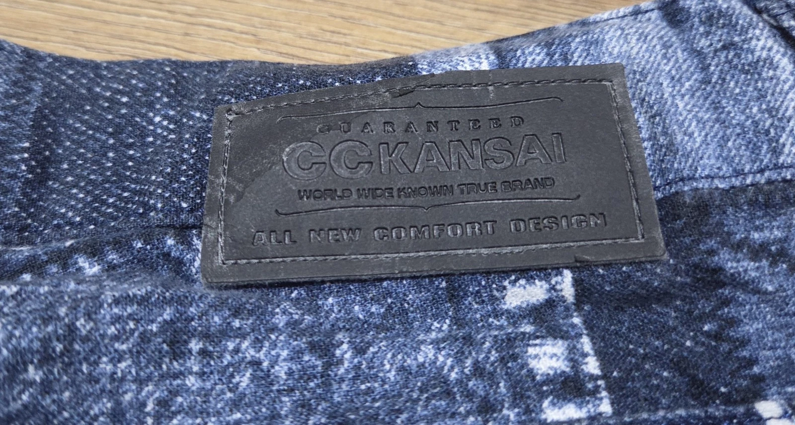 SACAI Pantaloni poesia True Vintage OG designer giapponese marca CC Kansai Yamamoto stampa completa