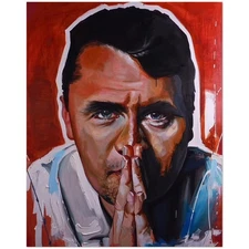 Charlie Kirk Pensive Portrait Poster 2025 New York