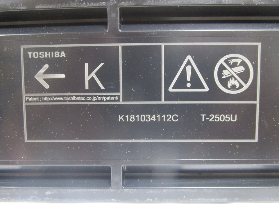 Tóner negro genuino Toshibat-2505U para e Studio 2505 2505H 2505F NUEVA CAJA ABIERTA Foto 4 de 4