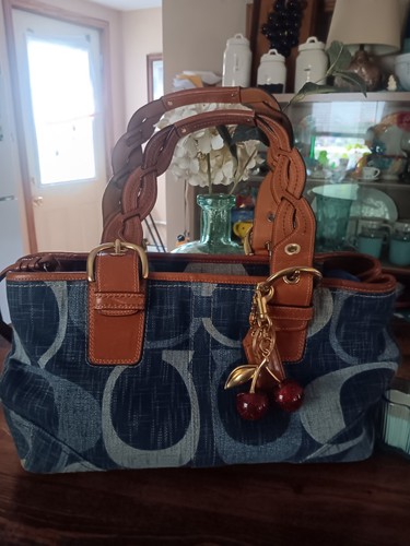 Coach Denim purse Y2k NICE!!