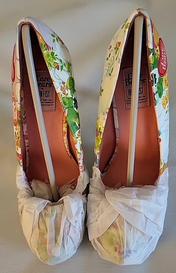 Iron Fist Care Bears Pastel Spring Fling Plataforma 4 Pulgadas Tacones Para Mujer 6 NUEVO Foto 2 de 4