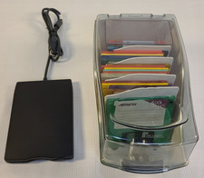 Dell FD-05PUB External USB 3.5" 1.44MB Floppy Disk Drive LOT w/ Case  Discs