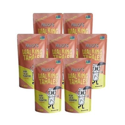 Pack of 7 Ready to Eat Gluten Free Habanero Tamales No Refrigeration Needed