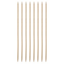 8Pcs Bamboo Knitting Needles Double Pointed Size US 6 4mm 10 Inch 25cm 