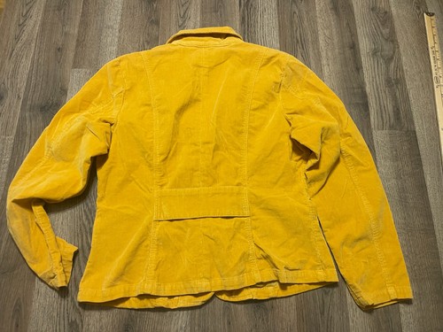 Fashion Bug Jacket, Women's Size 10, Yellow, Button Up, Corduroy - Picture 2 of 11