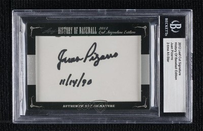 2012 Leaf History of Baseball Cut Signature Edition Juan Pizarro Auto 4g8