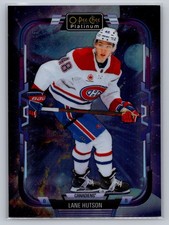 2025-26 O-Pee-Chee Platinum Lane Hutson Cosmic /65 Montreal Canadiens Hockey NHL