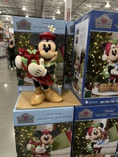 COSTCO Disney Holiday Minnie with Presents Statue Jim Shore 2025 Santa Christmas