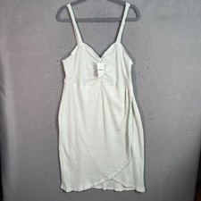 Forever 21 Plus Size 3X Light Green Ribbed Knit Sleeveless Summer Dress NEW!