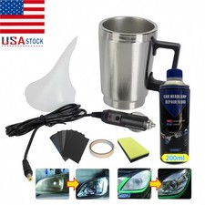 200ml Headlight Restoration Kit Car Headlight Repair Kitatomizing Cup Polish