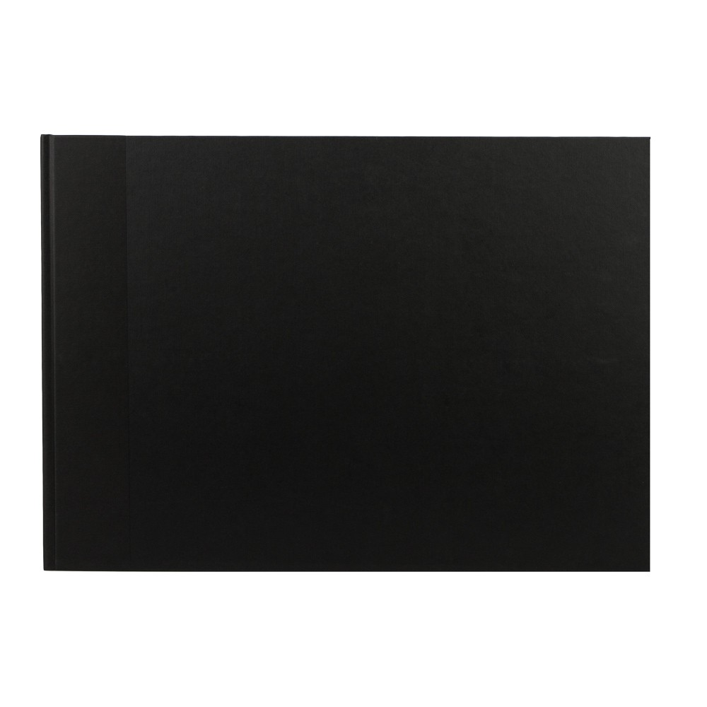 Seawhite : Black Cloth Case Bound Sketchbook 140gsm : A3 Landscape