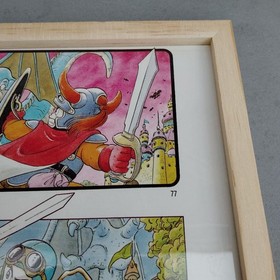 Akira Toriyama Dragon Quest III Printed Framed Item Famicom Masterpiece Framed