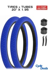 20 x 1.95 Bicycle Tires  Tubes BMX Freestyle DURO Blue Performer Tire BUNDLE