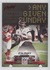 2021 Panini Prestige Any Given Sunday Xtra Points Red 96/299 Tom Brady 0f76