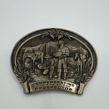 Award Design Medals Solid Brass Prospector Era Western Americana Buckle