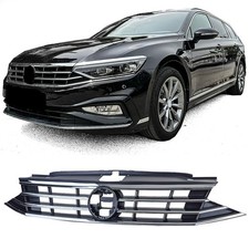 Frontgrill Kühlergrill mit Chromleisten für VW Passat B8 3G Facelift 2019-2023