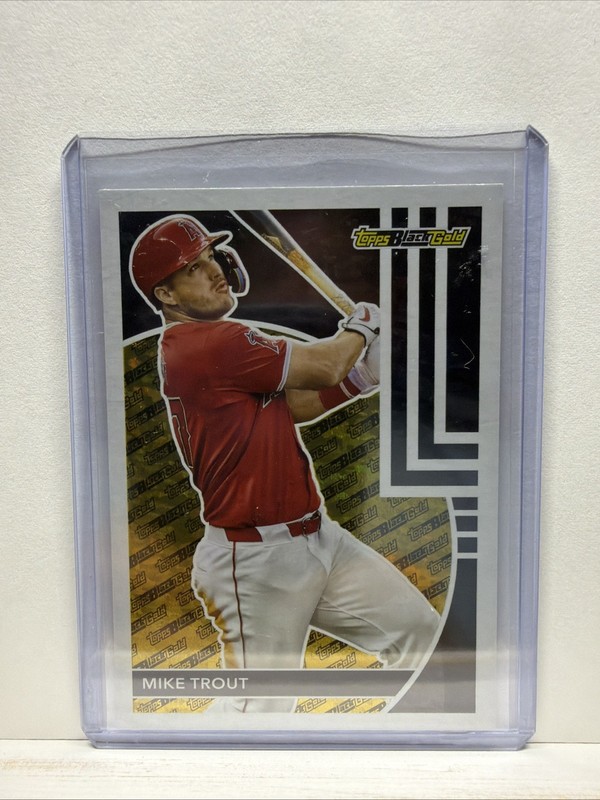 2024 Topps Update Mike Trout Black Gold #BG2 Los Angeles Angels