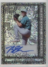 2025 Leaf Baseball Nation Silver Sparkles /15 Ryan Sloan #SMA-RS1 Auto 2a5